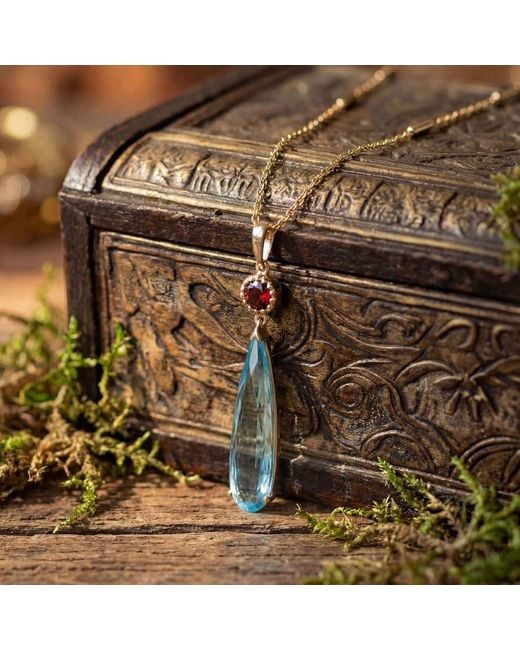 Azura Jewelry New York White Howl's Moving Castle Necklace Vermeil