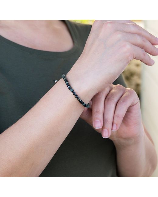 Harbour Uk Blue Orion Rhyolite Rope Bracelet