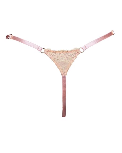 Noblesse Oblige Pink Liberty Rose Hill Thong