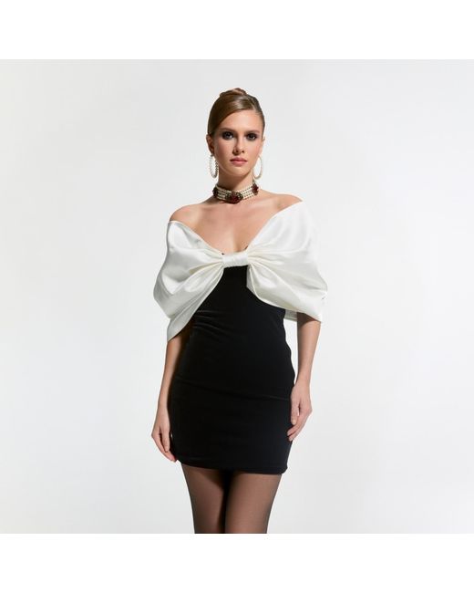 Nur Karaata Black Vianden Mini Dress