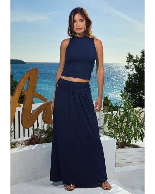Chic by Lirette Blue Maxi Rok Natural