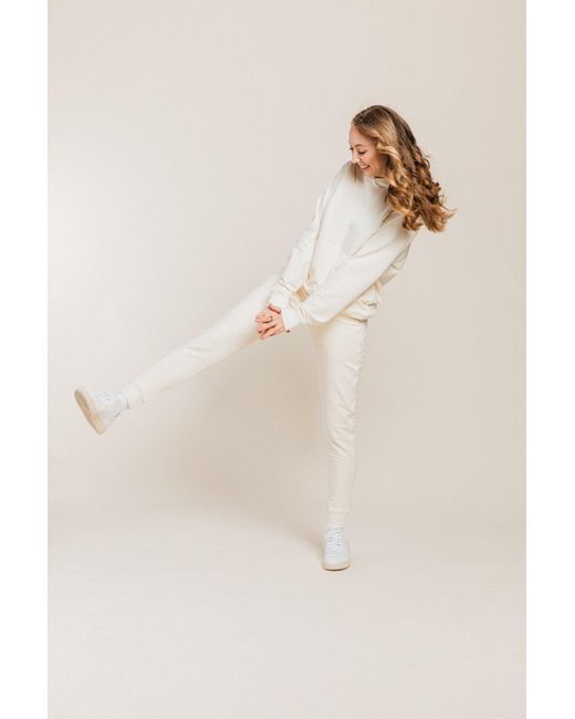 Ocio Leisurewear White Classic Softcore Jogger