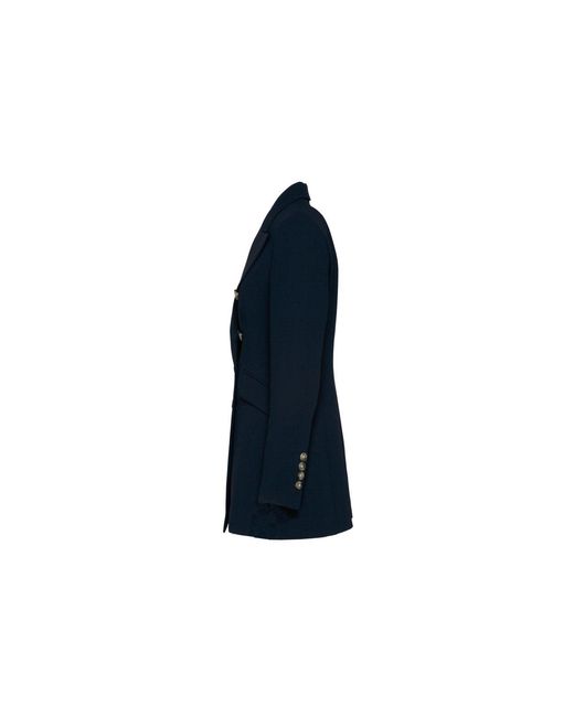 The Extreme Collection Blue Double-Breasted Tailored Blazer