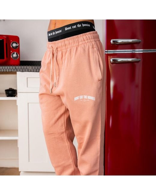 Dont Eat the Homies Pink Arch Sweatpant for men