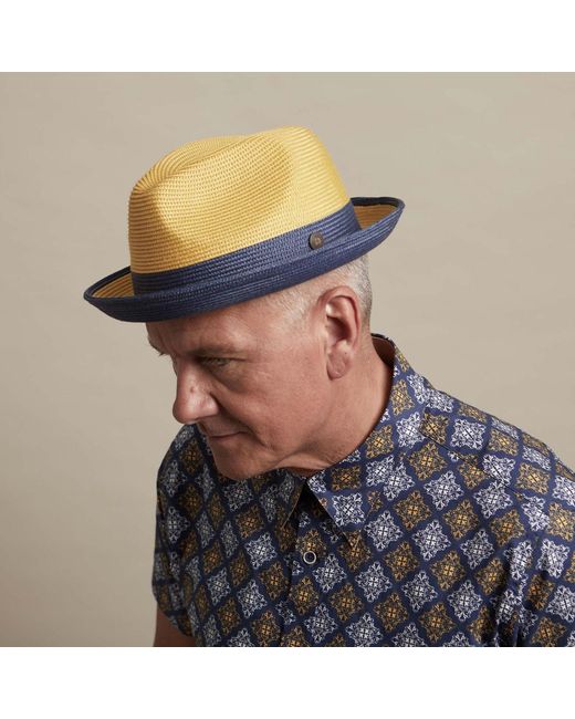 Dasmarca Hats Multicolor Dasmarca Florence Summer Two Tone Crushable Hat for men