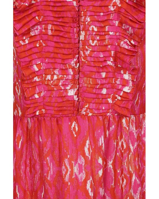 Mercy Delta Red Holkham Tuscany Pompelmo Dress