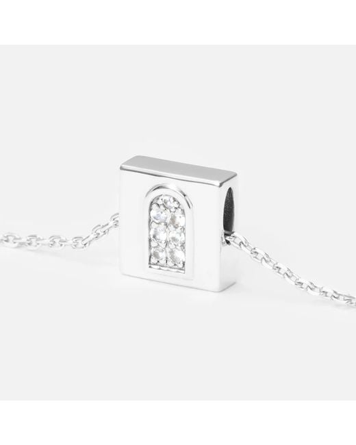 Kouree White 'Meant For More' Necklace Pendant Charm