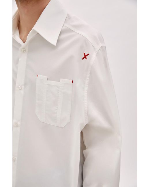 Pcfg White Fit Shirt for men