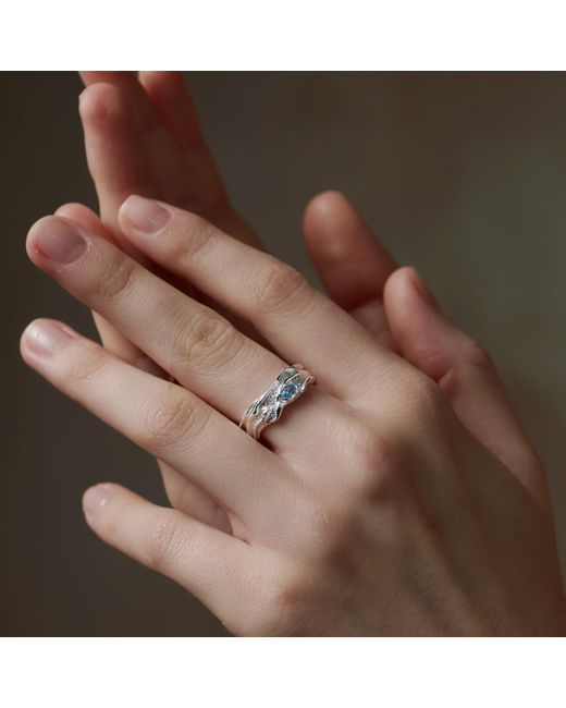Janus Edinburgh White Spey Sterling Ring