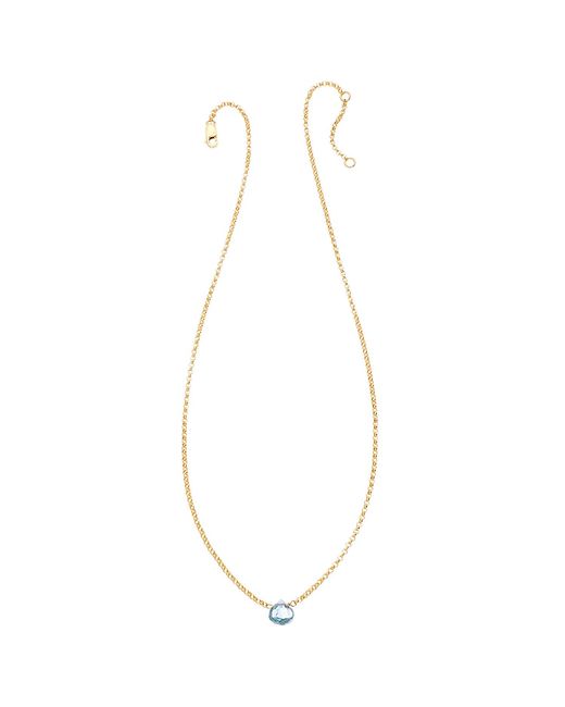 Heather Hawkins Jewelry Metallic Tiny Gemstone Necklace