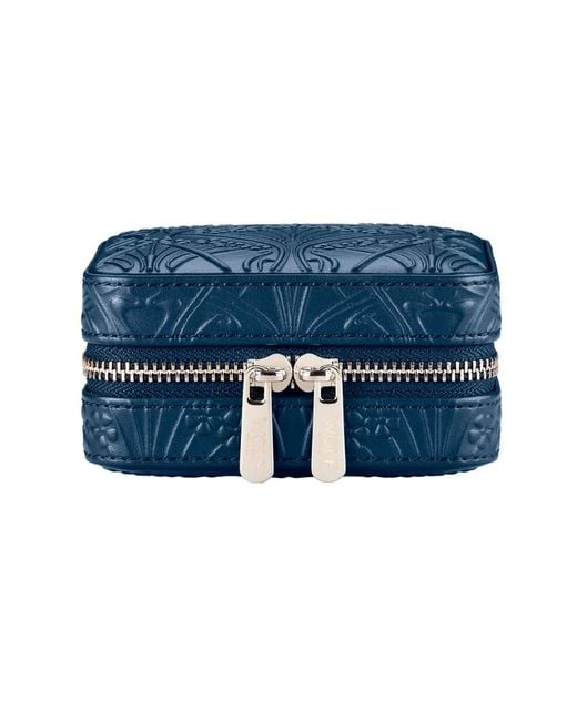 Wolf Blue Liberty Small Travel Jewellery Zip Case
