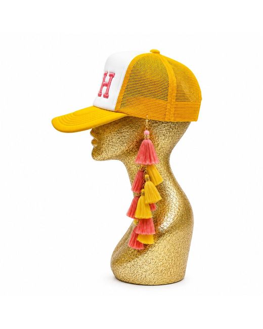 Julia Clancey Yellow Lush Chacha Trucker Cap