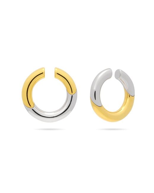 Meulien Metallic And Bi-Color Ear Cuff