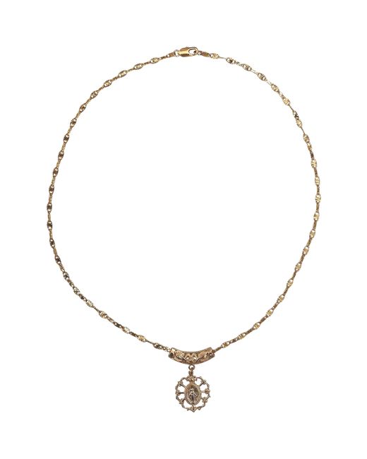 IN CAUDA VENENUM Metallic Immaculate Necklace