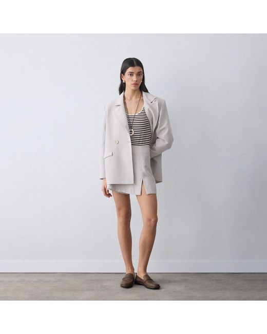 Thisisu Collection Gray Vera Skort