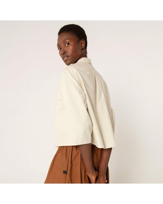 Undertake Studio White Neutrals Wanda Short Shirt