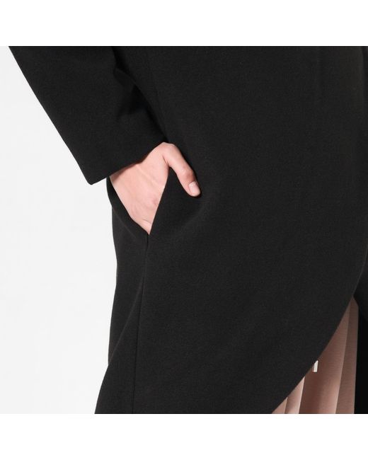 Metamorph Black Soft Winter Coat