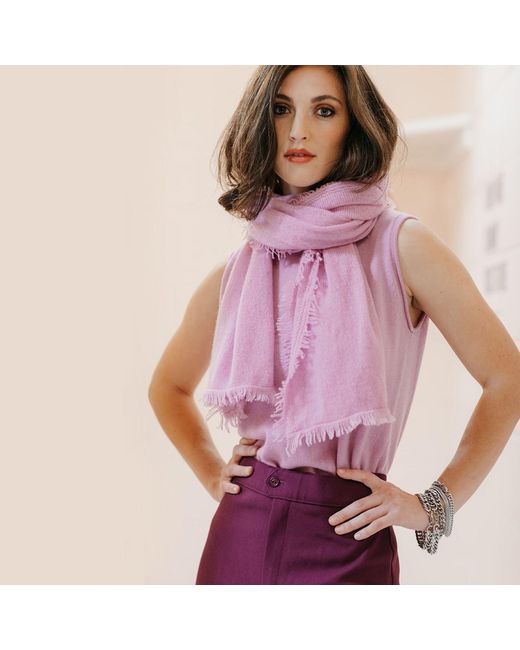 Zenzee Purple Cashmere Classic Tank