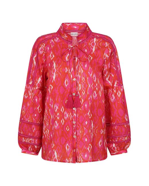 Mercy Delta Red Witley Tuscany Pompelmo Blouse