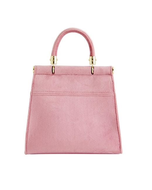 Fable England Pink Morning Song Bird Embroidered Mini Tote