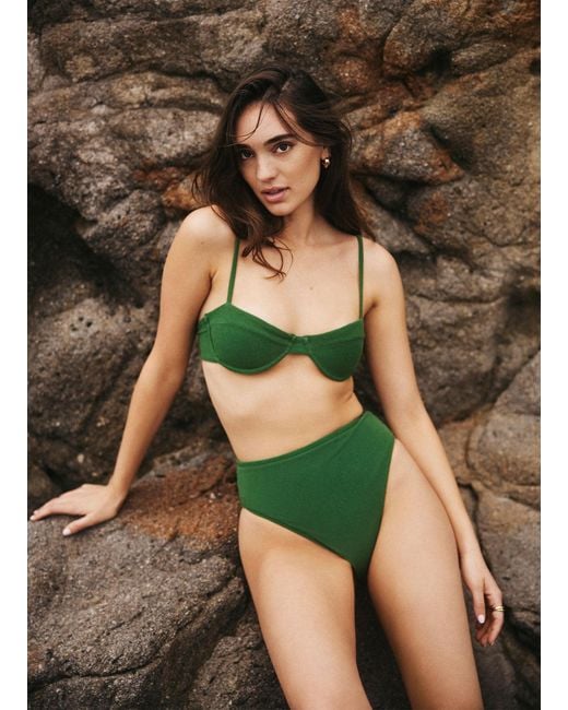 Medina Swimwear Blue Tropic Bikini Bottom
