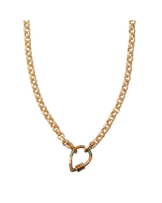 Alexie of Athens Metallic Portal Carabiner Charm Chain