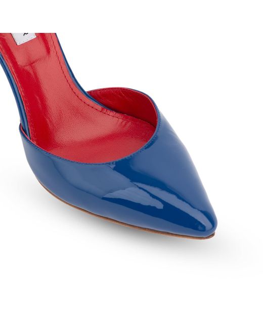 Rosamund Muir London Blue Lumina Patent Heels