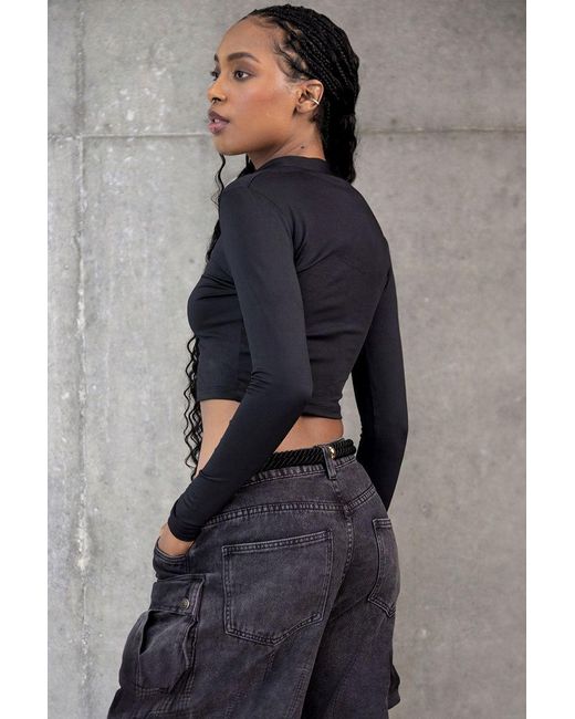 Monzlapur New York Blue Cropped Top With Straps