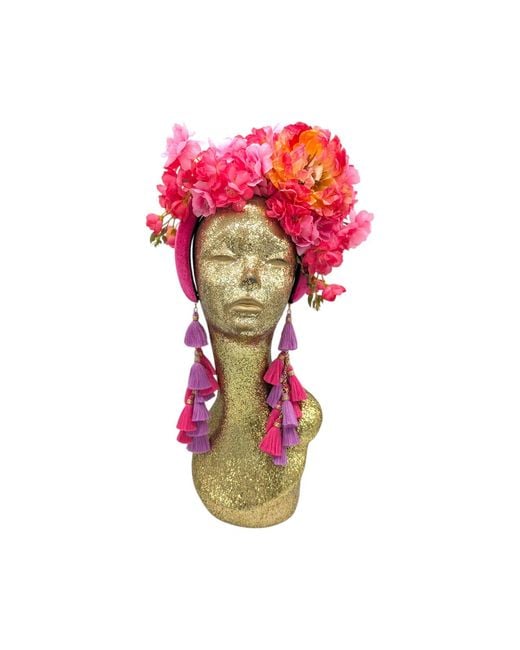 Julia Clancey Pink Mariana Chacha Bloom Headband