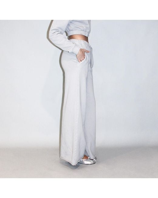 Love and Nostalgia Gray Nicole Super Wide Track Pant Forest