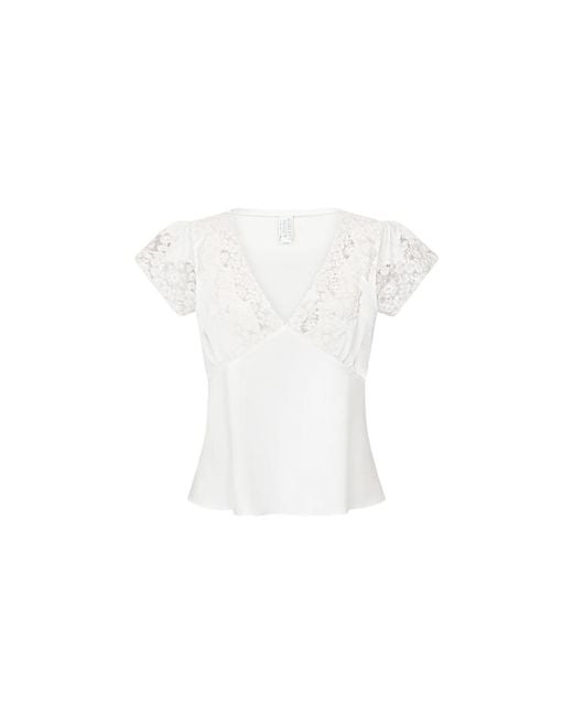 Scarlett Gasque White Jayne Top