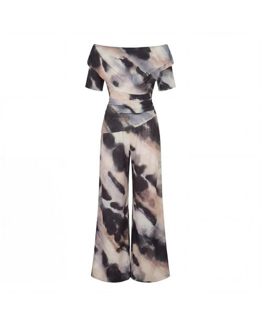 Atom Label Gray Neutrals Lima Jumpsuit
