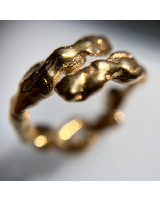 Bio-Trimmings Metallic Kinsey Adjustable Ring –