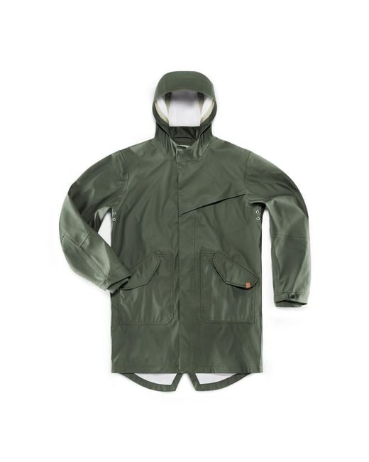&SONS Trading Co Green Ark Raincoat for men