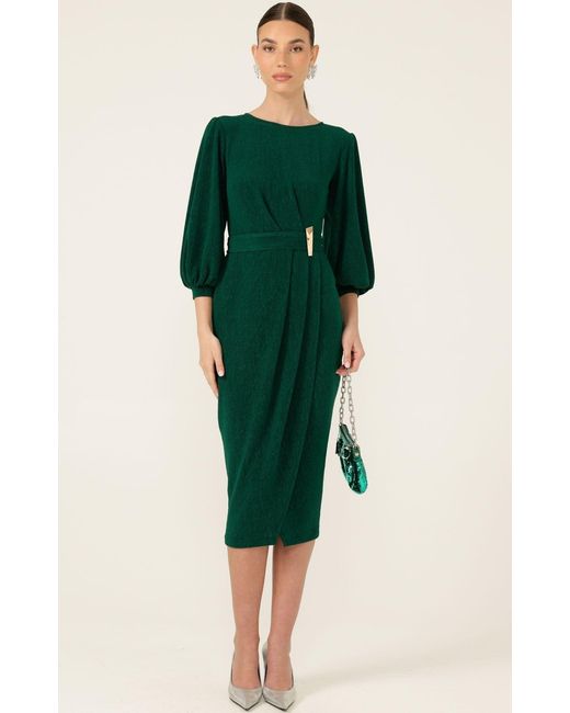 SACHA DRAKE Green Nicole Dress
