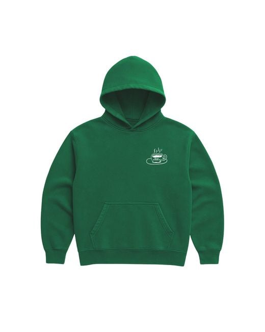 Dont Eat the Homies Green Deth Cafe Hoodie for men
