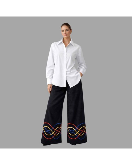 Xclamations UK Blue Shakara Pants