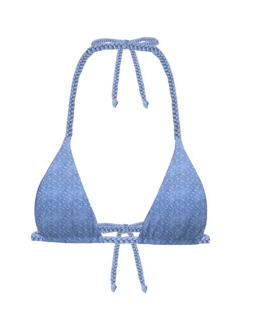 Blackbough Swim Blue Parker Triangle Top Oceania Crochet
