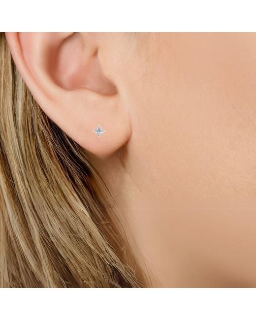 BLOOMTINE | Earth Angel HQ Metallic Illuminess Mini Sterling Star Studs