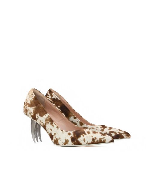 RIVERPEACE.CO Metallic Pointed-Toe Blade High Heels