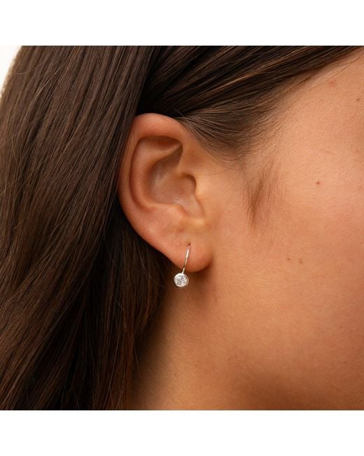 Dower & Hall Metallic Topaz Dewdrop Earrings