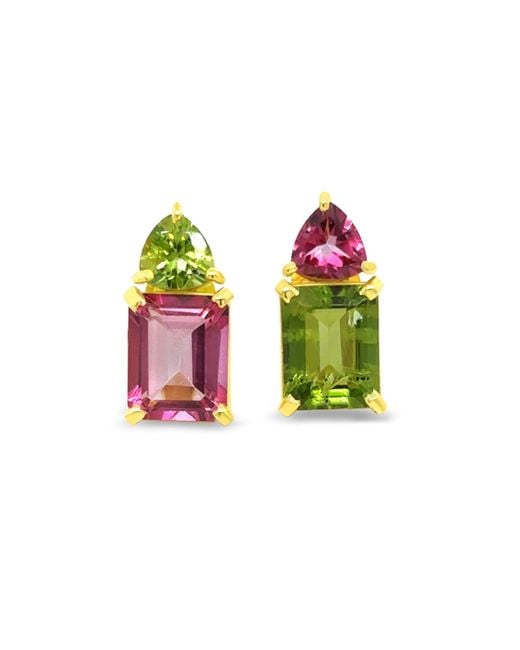 GEM BAZAAR Green Lottie Earrings