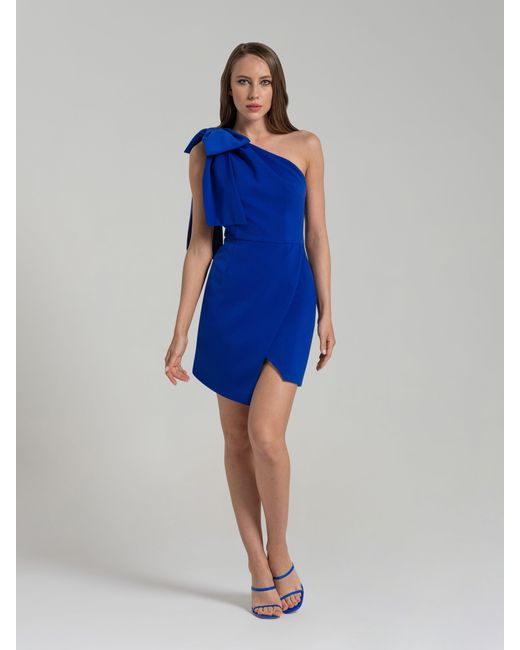 Tia Dorraine Blue Spicy Universe Mini Dress, Azure