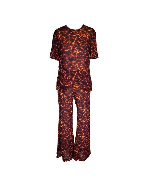 Jennafer Grace Red Mareesa Trousers