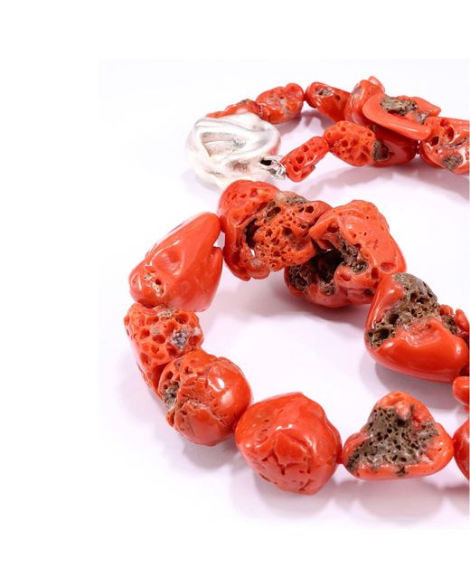 Mineralgems•Studio Red Sardinian Coral Necklace