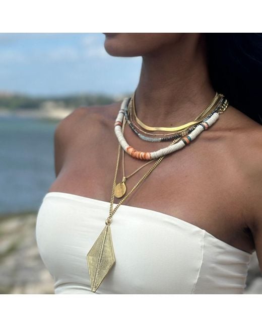 Rachel Nathan Metallic Lava Rock & Spiny Oyster Shell