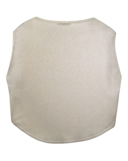 Me & Thee Natural Neutrals Needs Must Ivory Lurex Tee