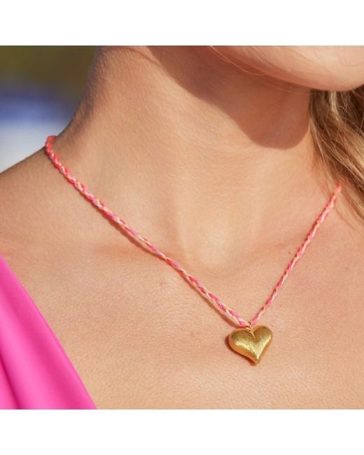 Adriana Pappas Designs Multicolor Heart Of Necklace