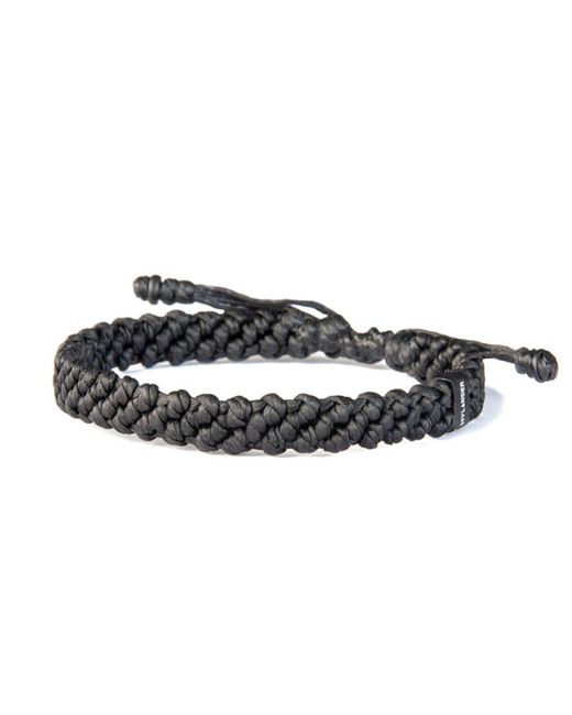 Harbour UK Bracelets Black Chunky Rope Bracelet – Handmade Bold Design for men