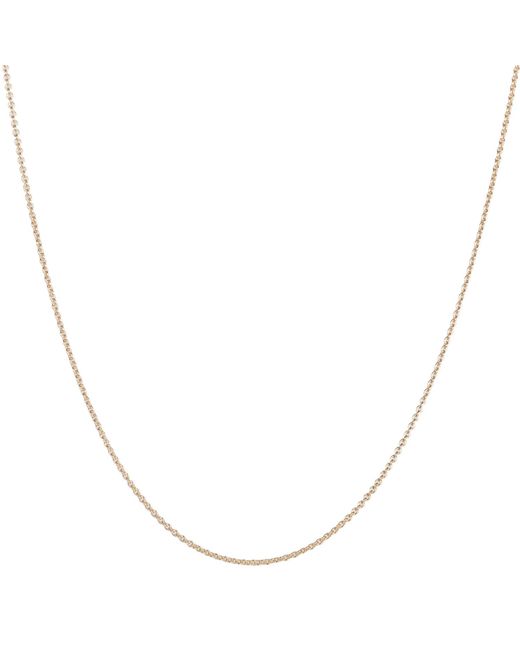 Zohreh Metallic 22" Cable Chain 9K
